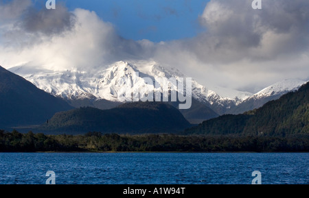 Vulkan-Cay und die Fjorde & Berge in Aysén, Chile Stockfoto