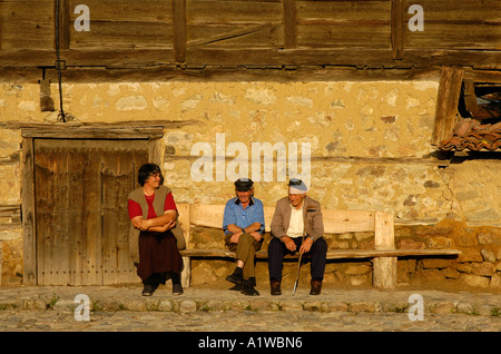 Dorfbewohner in Koprivshtitsa, Bulgarien, Balkan, Europa Stockfoto