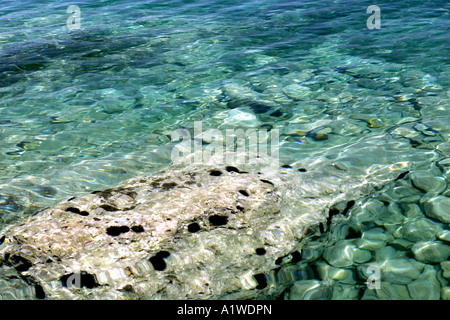 Cavtat Kroatien klar See Stockfoto