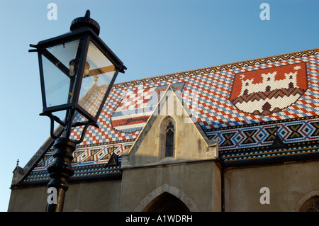Markuskirche Zagreb Stockfoto