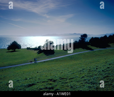 Pier und der Park in Berkely, Kalifornien Stockfoto