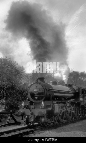 Eine große Marquess Klasse Dampfzug, im Churnet Valley Railway Center In Staffordshire England. Stockfoto