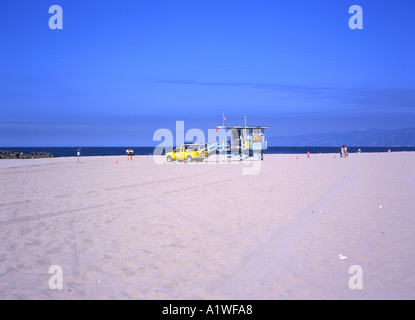 Rettungsschwimmer-Turm am Venice Beach-LA Stockfoto