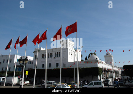 Ministerium der Finanzen in Tunis, Hauptstadt von Tunesien Stockfoto