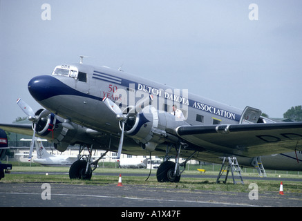 Dakota DC-3 Flugzeug Dutch Dakota Association DDA Classic Airlines GAV 1067-36 Stockfoto