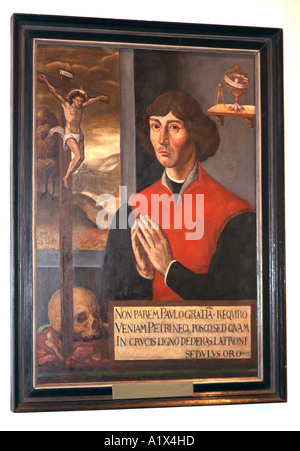 Malerei von Nicolaus Copernicus im Geburtsort-Museum. Torun, Polen Stockfoto