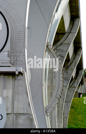 Detail von Falkirk Wheel Boot heben Schottland Stockfoto