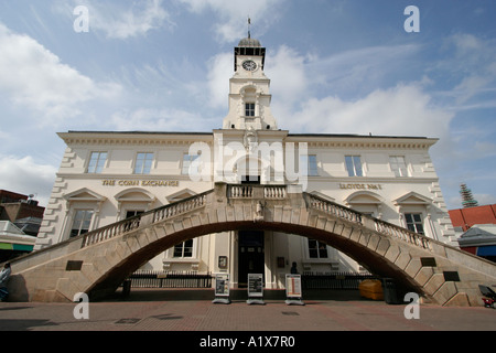 Leicester Stadtzentrum Mais Börsengebäude Leicestershire Sommer England uk Stockfoto