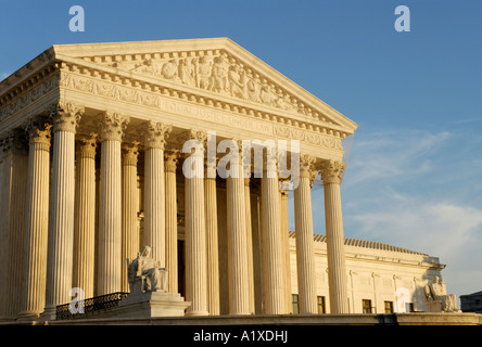 United States US Supreme Court building Stockfoto