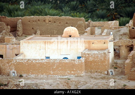 Ruinen des alten Dorfes Tamerza in Tunesien Stockfoto