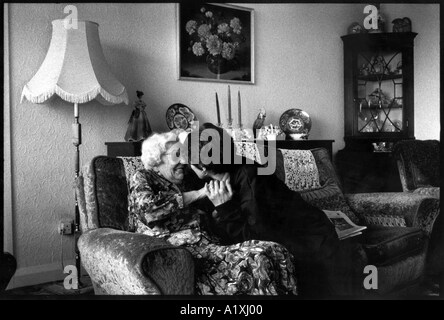 Altenpflege, Airdale NHS Trust, Yorkshire, England UK Stockfoto