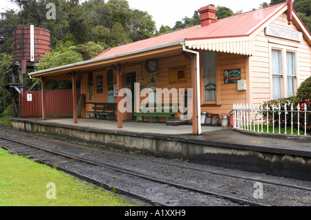 Railway Station Vorstadt in der Nähe von Greymouth Westküste Südinsel Neuseeland Stockfoto