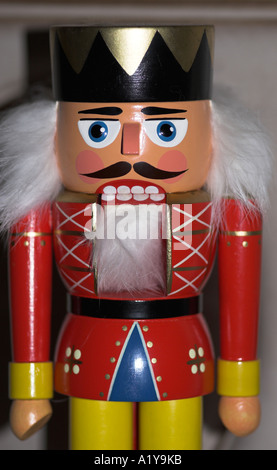 Eine dekorative Nussknacker zu Weihnachten. Stockfoto