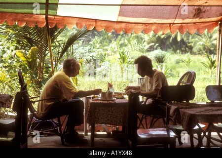 John Sturrock Netzwerk Fotografen Bild Ref JSA 10074803 Psd touristischen Café Kovalam Kerala Indien 1995 Stockfoto