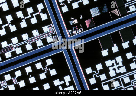 Teil der Leiterplatte hautnah Stockfoto
