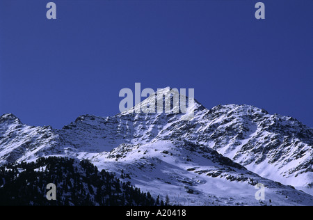 Alpine peak Santa Caterina italienischen Alpen Stockfoto