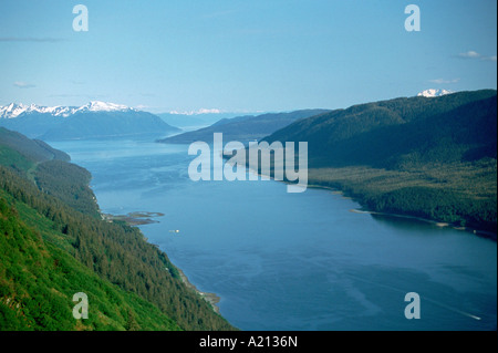 Gastineau Channel Juneau Alaska Stockfoto