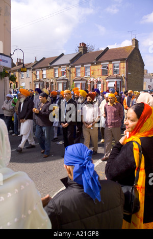 Vaisakhi gefeiert Gravesend 2005 Stockfoto