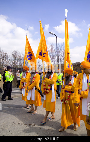 Vaisakhi gefeiert Gravesend 2005 Stockfoto