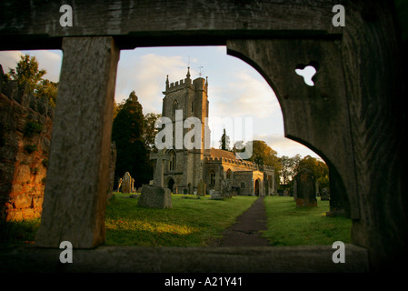 St Giles Kirche, Bradford in Ton, in der Nähe von Taunton Somerset UK Stockfoto