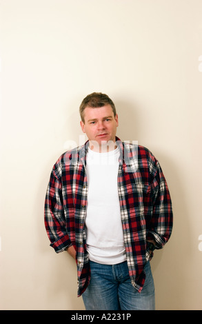 Britischer Autor Mark Haddon, den Whitbread Prize für seinen Roman "The Curious Incident of The Dog in The Night-Time gewann" Stockfoto