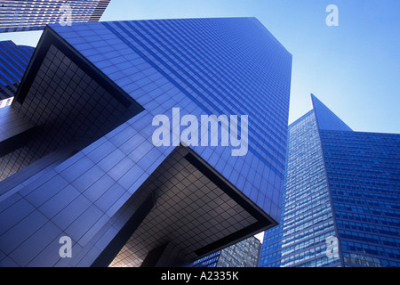 Der Hauptsitz des New York City Citigroup Center Building befindet sich in Midtown Manhattan (Citibank), (Citi), ehemaliges Citicorp Center, an der Lexington Avenue 601. Stockfoto