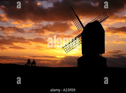 Sonnenuntergang am Brill Buckinghamshire Stockfoto