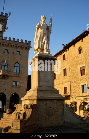 Palazzo Pubblico, San Marino, Emilia-Romagna, Italien. Stockfoto