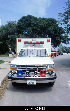 Amerikanischen Ford Krankenwagen Stockfoto