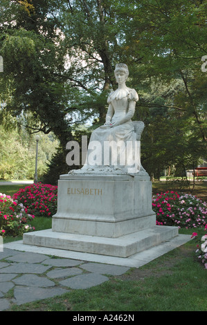 Statue von Elizabeth Habsburger Kaiserin von Österreich-Sissi Stockfoto