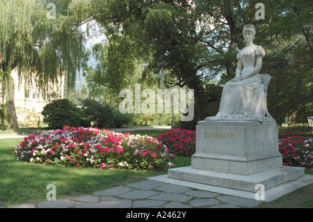 Statue von Elizabeth Habsburger Kaiserin von Österreich-Sissi Stockfoto