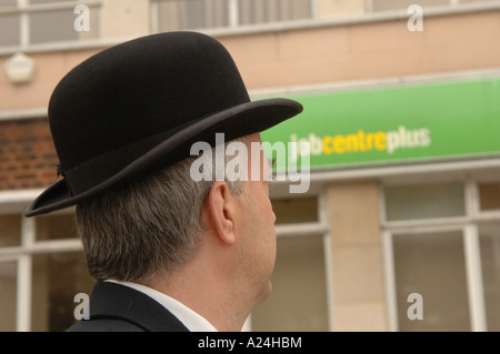 Stadt Gent Jobcentre betrachten Stockfoto