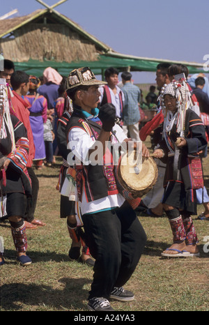 Akha Personen, Mae Salong Stadtteil, Thailand Stockfoto