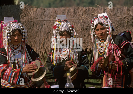 Akha Personen, Mae Salong Stadtteil, Thailand Stockfoto