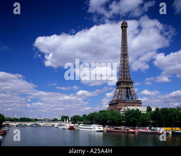 Eiffelturm Paris Frankreich Stockfoto