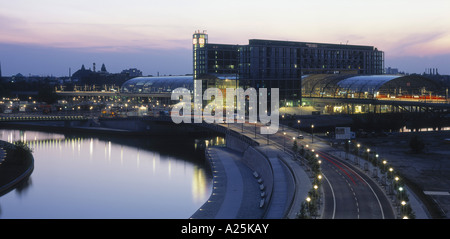 Central Station, dem ehemaligen Lehrter Bahnhof, Deutschland, Berlin Stockfoto