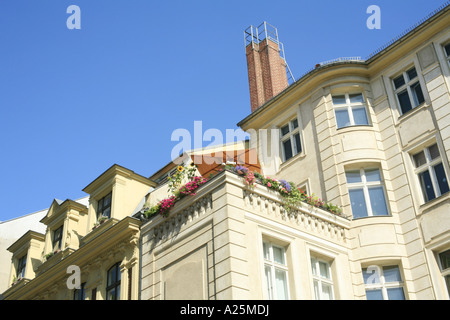 Wohnung mit Balkon im Zentrum von Berlin, Deutschland, Berlin Stockfoto