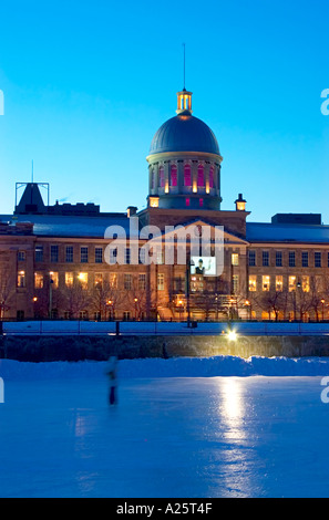Bonsecours Markt, Bassin Bonsecours, Vieux Port, Old Montreal, Montreal, Quebec, Kanada Stockfoto