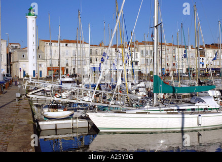 Panorama Ansicht Docks alte La Rochelle Poitou Charentes Golfe de Gascogne Hafenbucht von Biskaya Central Western France Europe Stockfoto