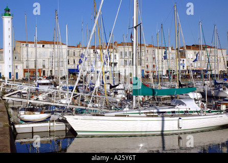 Panorama Ansicht Docks alte La Rochelle Poitou Charentes Golfe de Gascogne Hafenbucht von Biskaya Central Western France Europe Stockfoto