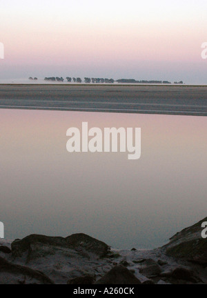 Blick Mont Saint Michel Mount San St S Michael Englisch Kanal La Manche Wunder Normandie Normandie Westfrankreich Nordeuropa Stockfoto