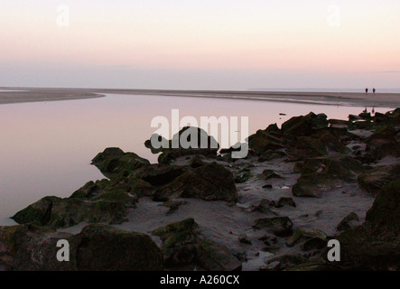 Blick Mont Saint Michel Mount San St S Michael Englisch Kanal La Manche Wunder Normandie Normandie Westfrankreich Nordeuropa Stockfoto