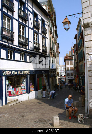 Charakteristische Ansicht von Bayonne Centre Aquitaine Südwest-Frankreich Europa Stockfoto