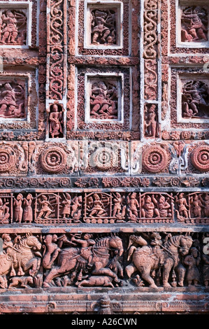 Gut erhaltene Kantanagar Tempel in der Nähe von Dinajpur im nördlichen Bangladesh Stockfoto