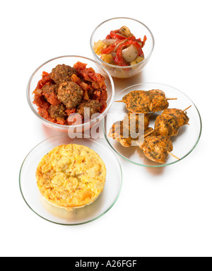 Gemischte tapas Stockfoto
