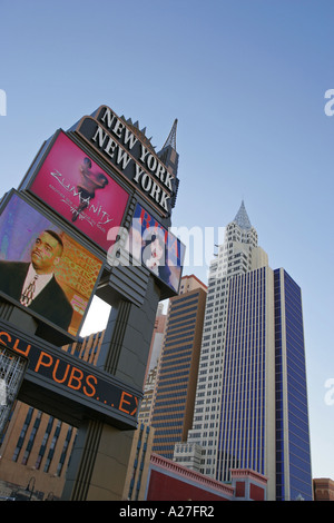 New York New York Hotel and Casino Las Vegas Nevada USA Stockfoto