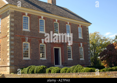 Thomas Nelson Haus gebaut ca. 1729 in Yorktown, Virginia. Digitale Fotografie Stockfoto