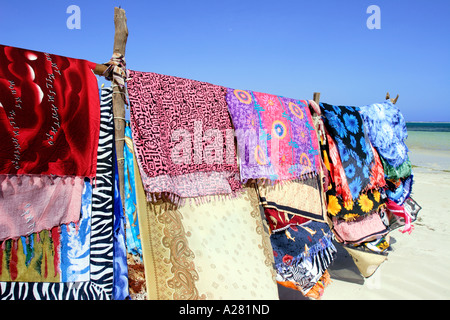 Ost-Afrika Kenia Nord Mombasa ein Blick auf den Strand Stockfoto