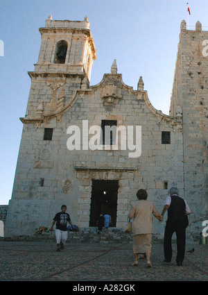 Peñiscola Castellón Comunitat Comunidad Valenciana Costa del Azahar España Spanien spanische Iberia iberischen Halbinsel Europa Stockfoto