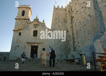 Peñiscola Castellón Comunitat Comunidad Valenciana Costa del Azahar España Spanien spanische Iberia iberischen Halbinsel Europa Stockfoto